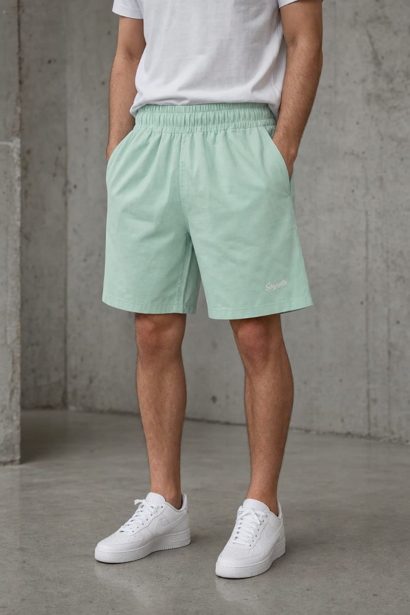Everyday Essential Shorts - Mint Green view 2