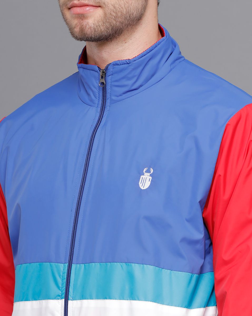 STAGBEETLE Colorblock Windcheater Jacket For Men view 2