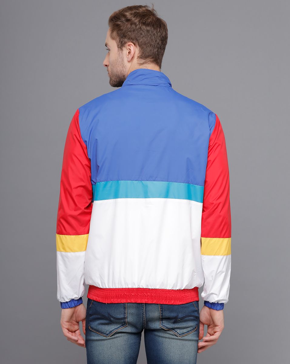 STAGBEETLE Colorblock Windcheater Jacket For Men view 3