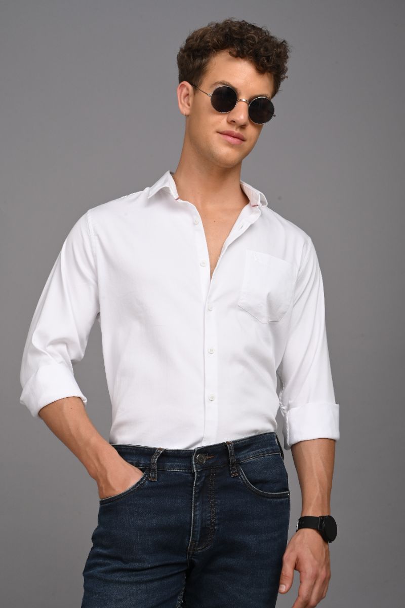 Premium Cotton Shirt - Off White